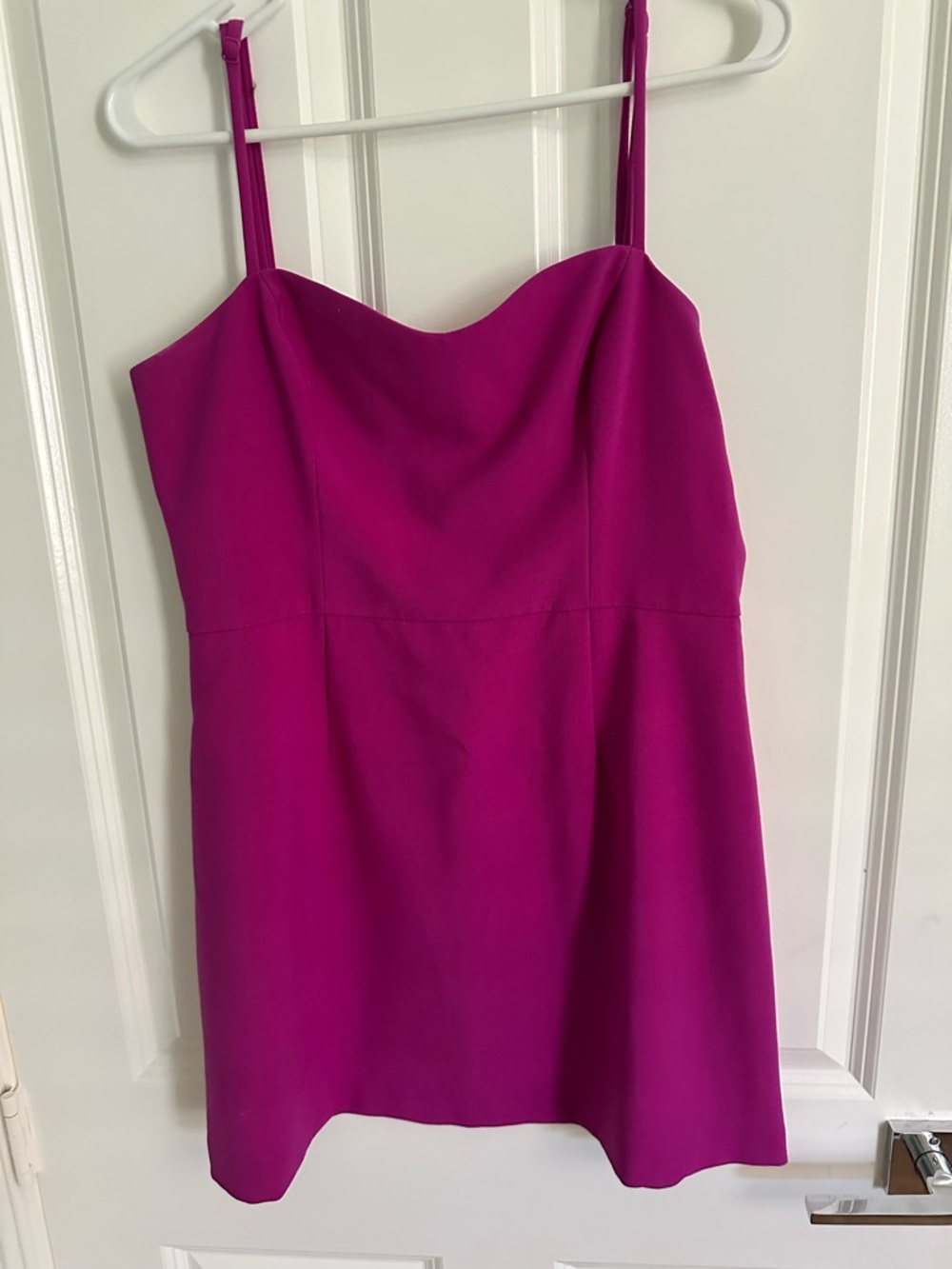 French Connection Fuchsia Spaghetti-Strap Mini Dress